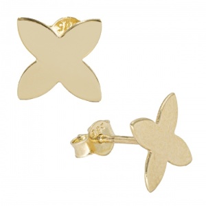 Bijuterii aur galben 14 K cercei colectie noua model GEOMETRIC - Img 2