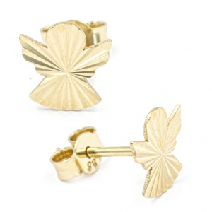 Bijuterii aur galben 14 K cercei colectie noua model INGERAS - Img 2