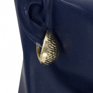 Bijuterii aur galben 14 K cercei colectie noua model LACRIMA - Img 3