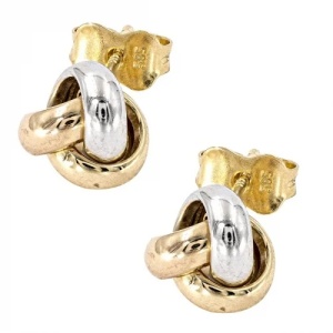 Bijuterii aur galben 14 K cercei colectie noua model TURBAN