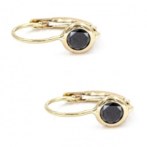 Bijuterii aur galben 14 K cercei copii colectie noua ITALIA model PIETRICICA - ONIX