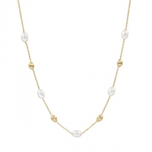 Bijuterii aur galben 14 K Colier colectie noua ITALIA model PERLA