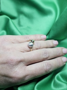 Bijuterii aur galben 14 K inel colectie noua model BILUTE