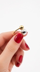 Bijuterii aur galben 14 K inel colectie noua model BILUTE - Img 2