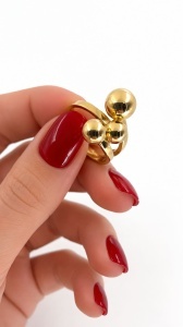 Bijuterii aur galben 14 K inel colectie noua model BILUTE - Img 2