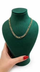 Bijuterii aur galben 14 K lanturi colectie noua 55 cm - Img 3