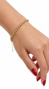 Bratara aur galben 14 K colectie ITALIA model BILUTE