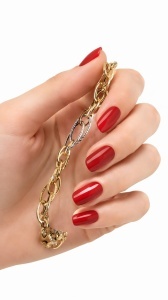 Bratara aur galben 14 K colectie ITALIA - Img 3
