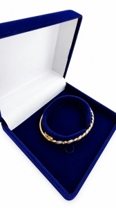 Bratara fixa aur galben 14 K colectie ITALIA model RASUCIT - Img 2