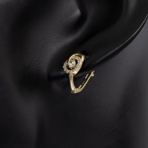 Cercei aur 14 K model GEOMETRIC - Img 3