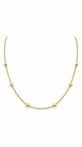 Colier aur galben 14 K colectie ITALIA model BILUTE - Img 2