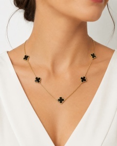 Colier aur galben 14 K colectie ITALIA model FLOARE