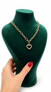 Colier aur galben 14 K model INIMA - Img 2