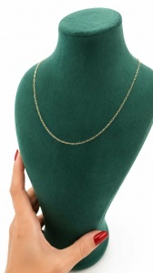 Lant aur galben 14 K colectie ITALIA model 45 cm