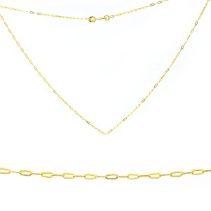 Lant aur galben 14 K colectie ITALIA model 50 cm - Img 3