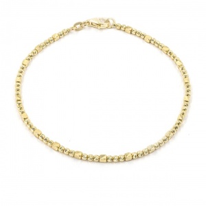 Bijuterii aur galben 14 K bratara colectie noua ITALIA model BILUTE SI CUB