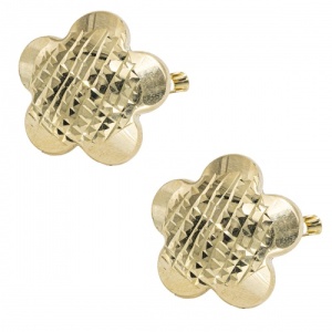 Bijuterii aur galben 14 K cercei colectie noua model FLOARE