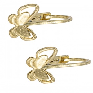 Bijuterii aur galben 14 K cercei colectie noua model FLUTURAS