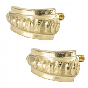 Bijuterii aur galben 14 K cercei colectie noua model GEOMETRIC
