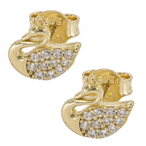 Bijuterii aur galben 14 K cercei colectie noua model LEBADA
