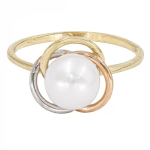 Bijuterii aur galben 14 K inel colectie noua ITALIA model TURBAN - Img 3