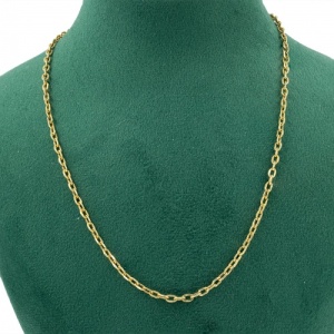 Bijuterii aur galben 14 K lant colectie noua model 35 cm - Img 2