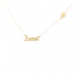 Bijuterii aur galben 14 K lant cu pandantiv colectie noua model nume IOANA