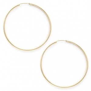 Bijuterii aur galben cercei colectie noua model CREOLI 4.5 cm