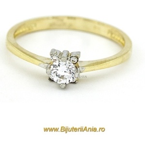 Bijuterii aur galben inele de logodna colectie noua SOLITAIRE