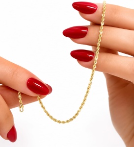 Bratara aur galben 14 K colectie ITALIA model FRANGHIUTA