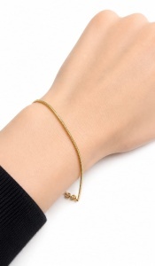 Bratara aur galben 14 K model ZALUTE