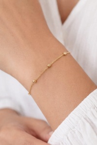 Bratara din aur galben 14 K colectie ITALIA model BILUTE