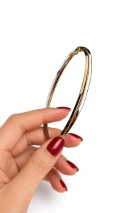 Bratara fixa aur galben 14 K colectie ITALIA model LUCIOS