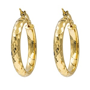 Cercei aur galben 14 K colectie ITALIA model CREOLI - FATETATI