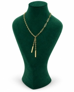 Colier aur galben 14 K colectie ITALIA model BAGHETA - Img 2
