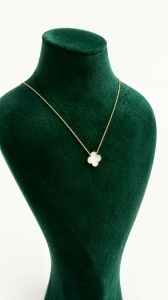Colier aur galben 14 K colectie ITALIA model FLOARE - Img 2
