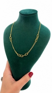 Colier aur galben 14 K model ZALUTE