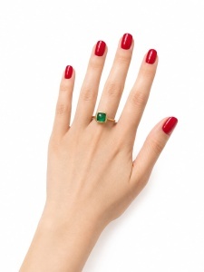 Inel aur galben 14 K colectie ITALIA model PATRAT