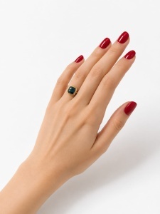 Inel aur galben 14 K colectie ITALIA model PATRAT