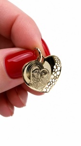 Pandantiv aur galben 14 K colectie ITALIA model MAICA DOMNULUI