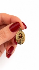 Pandantiv aur galben 14 K colectie ITALIA model MANTUITORUL