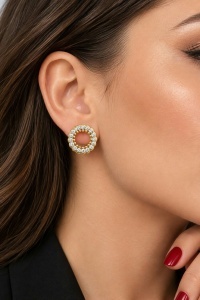 Set aur galben 14 K colectie noua ITALIA model ROTUND - Img 2