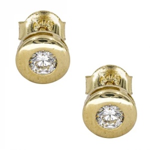 Bijuterii aur galben 14 K cercei colectie noua model ASPIRINA - Img 2