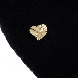 Bijuterii aur galben 14 K cercei mici colectie noua model INIMA - Img 3