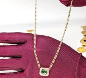 Bijuterii aur galben 14 K Colier colectie noua model FANTEZIE - Img 2
