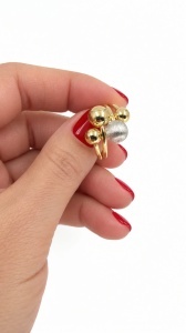 Bijuterii aur galben 14 K inel colectie noua model BILUTE