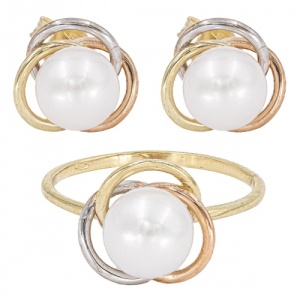 Bijuterii aur galben 14 K Set colectie noua ITALIA model TURBAN