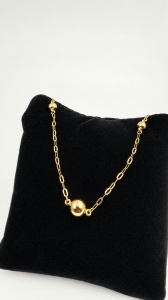 Bratara aur galben 14 K colectie ITALIA model BILUTA - Img 2