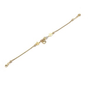 Bratara aur galben 14 K model CHARM - STELUTE - Img 2