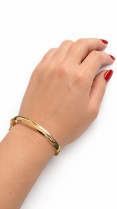 Bratara fixa aur galben 14 K colectie ITALIA model LUCIOS - Img 2